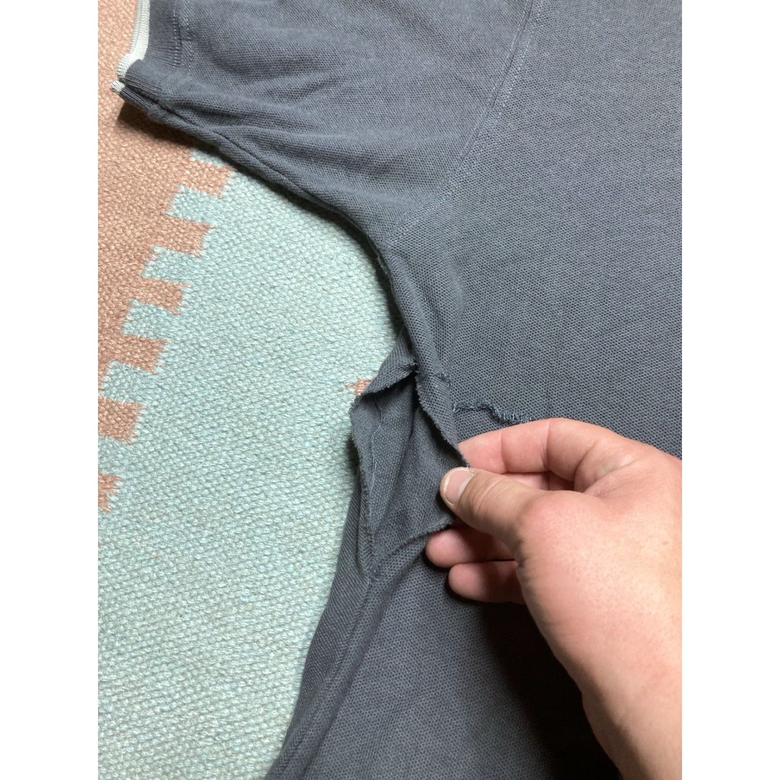 Big Dogs VINTAGE Big Dogs Polo Shirt Short Sleeve 3XL Gray Men Mens Dog Size US XXL / EU 58 / 5 - 2 Thumbnail