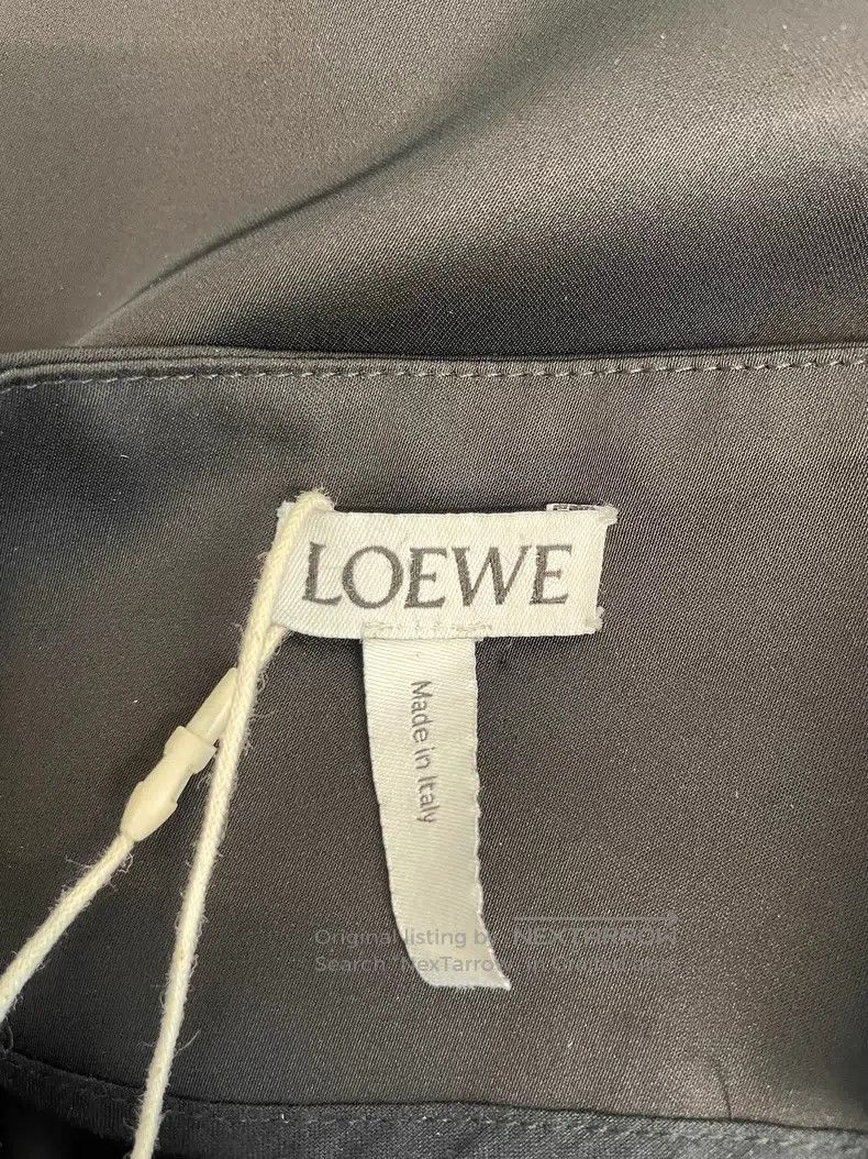 Loewe Loewe Black Gray Polyester Wool Half Skirt Size 42" / US 20 - 6 Thumbnail
