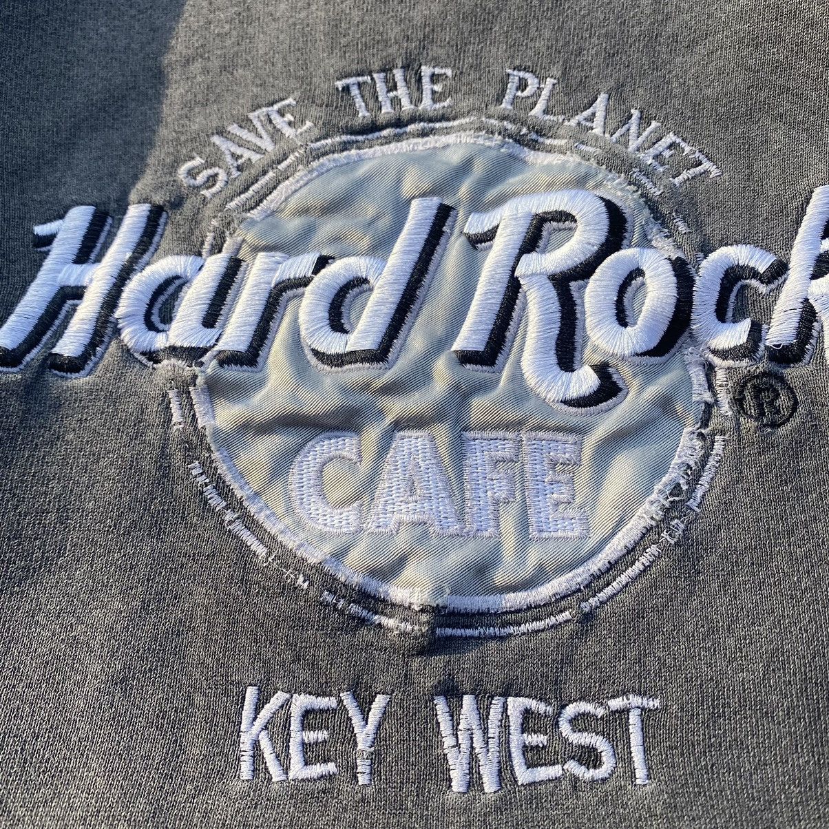 Hard Rock Cafe 90s HRC distressed heavyweight sweatshirt SB001 Size US L / EU 52-54 / 3 - 4 Thumbnail