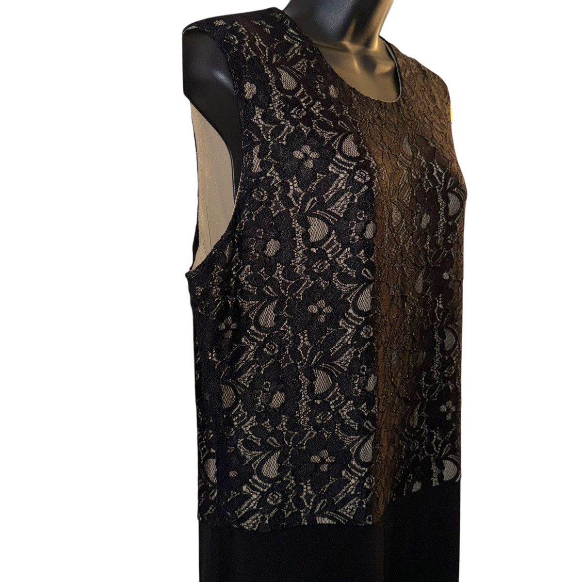 Venus Venus sleeveless lace top wide leg jumpsuit Size 36" / US 14 / IT 50 - 4 Thumbnail