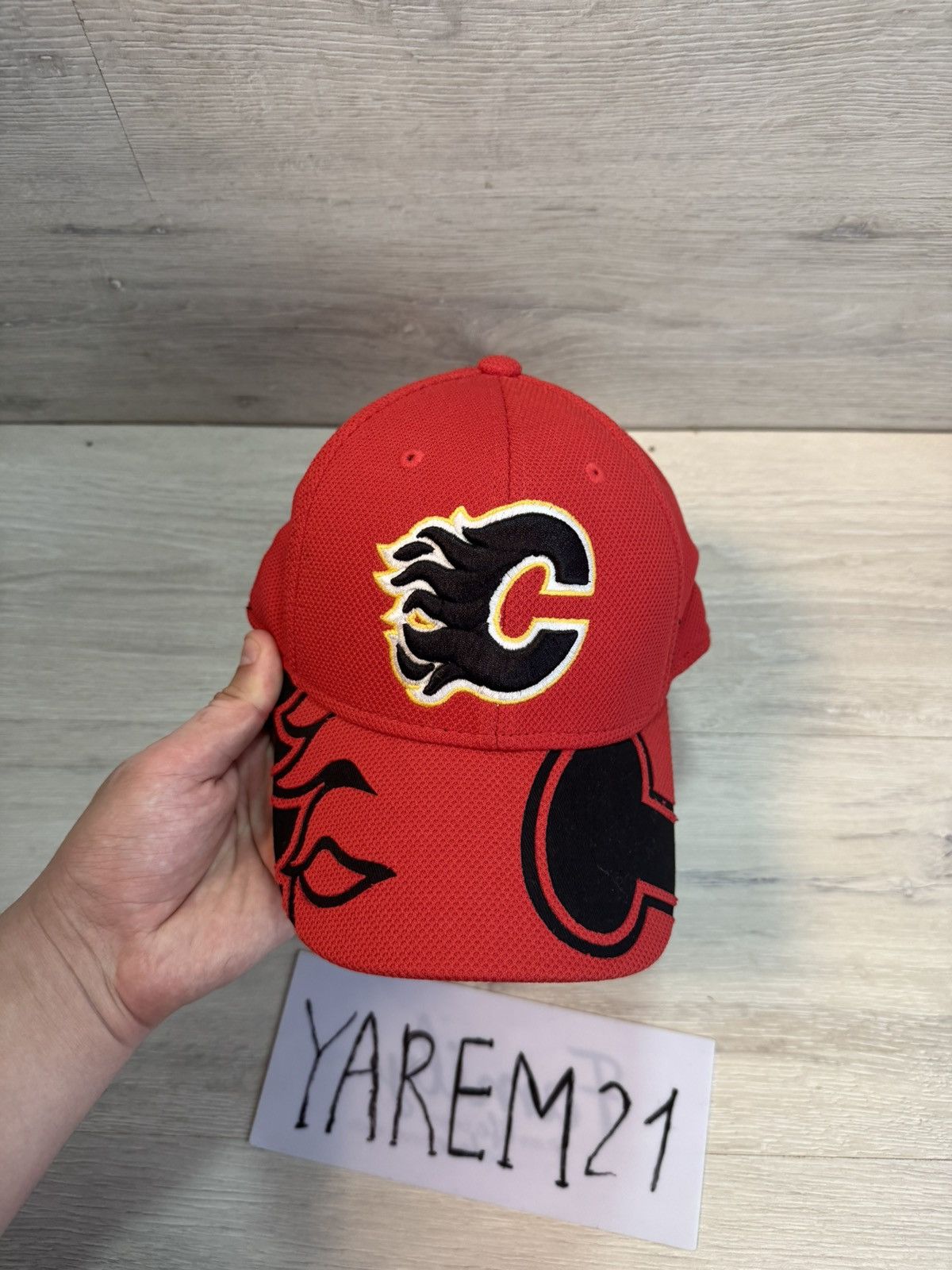 Reebok Calgary Flames reebok cap Size ONE SIZE - 2 Thumbnail