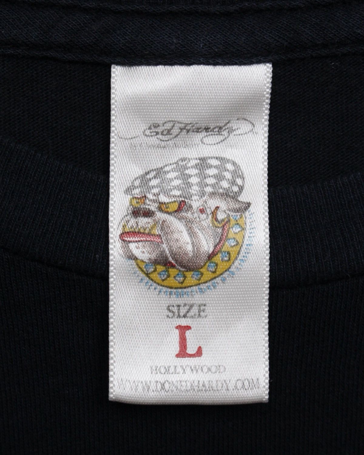Ed Hardy 2000S ED HARDY LOVE HEARTS TATTOO GRAPHIC TEE - BLACK Size US L / EU 52-54 / 3 - 6 Thumbnail