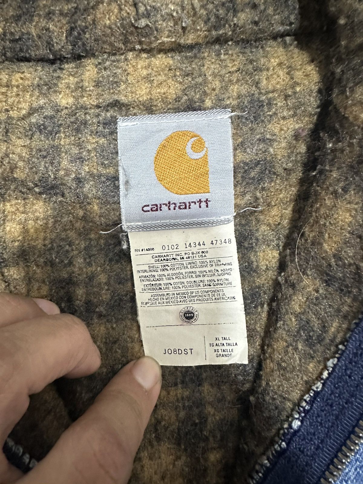 Carhartt Vintage Carhartt Chore Jacket WorkWear Detroit Jacket J08DST Size US XL / EU 56 / 4 - 3 Thumbnail