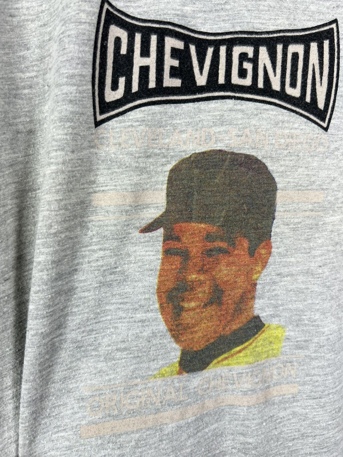 Chevignon Vintage 90s Chevignon Cleveland SanDiego Original T-Shirt XL Size US XL / EU 56 / 4 - 5 Thumbnail