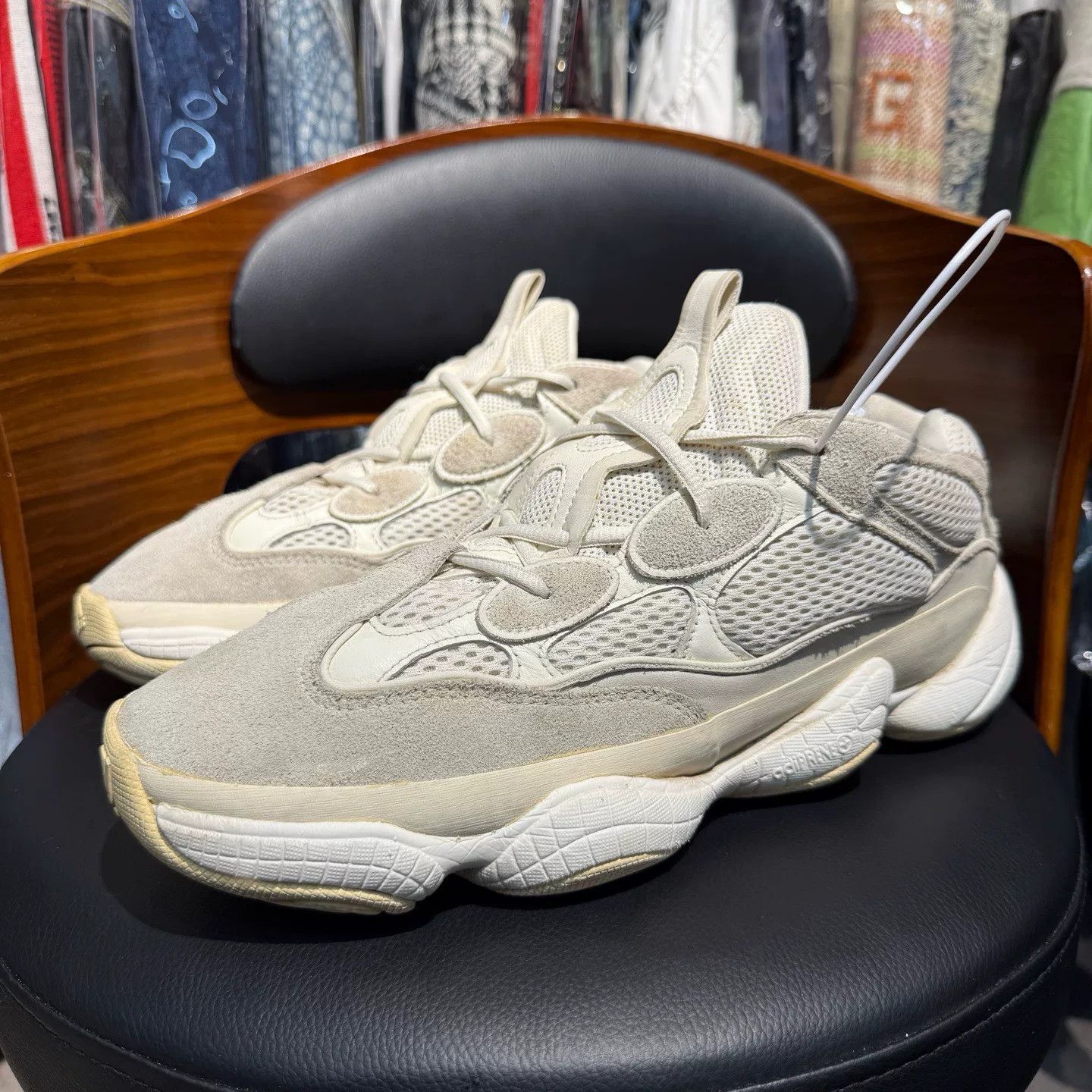 Adidas Adidas YEEZY500 White Lowtop Sneakers 46.5 Men Size US 12.5 / EU 45-46 - 1 Thumbnail