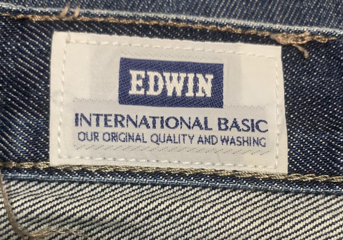 Edwin Vintage Edwin 402 Faded Blue Jeans Distressed Size US 29 - 9 Thumbnail