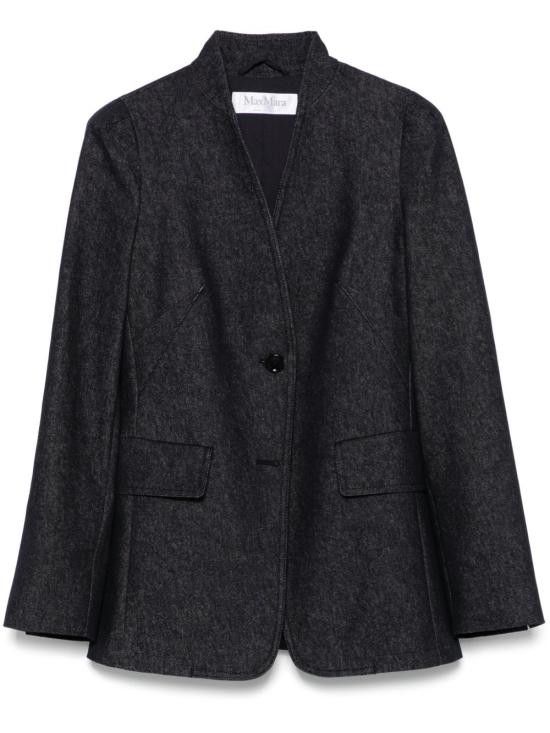 Max Mara MAX MARA Women Jackets 11041093600 001 Blue Size S / US 4 / IT 40 - 1 Thumbnail