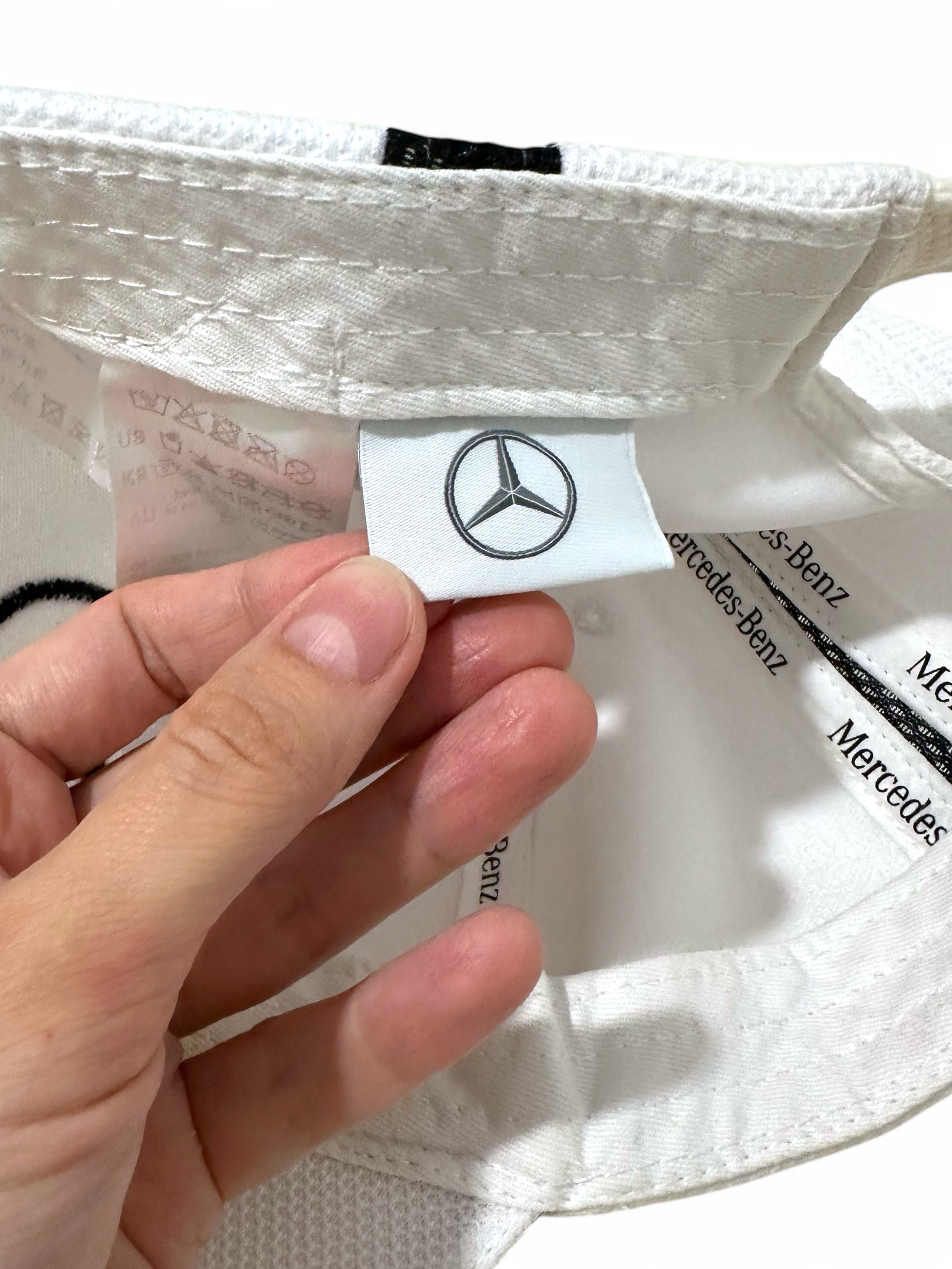 Mercedes-Benz Vintage Mercedes Benz Big Logo Cap Hat Size ONE SIZE - 6 Thumbnail