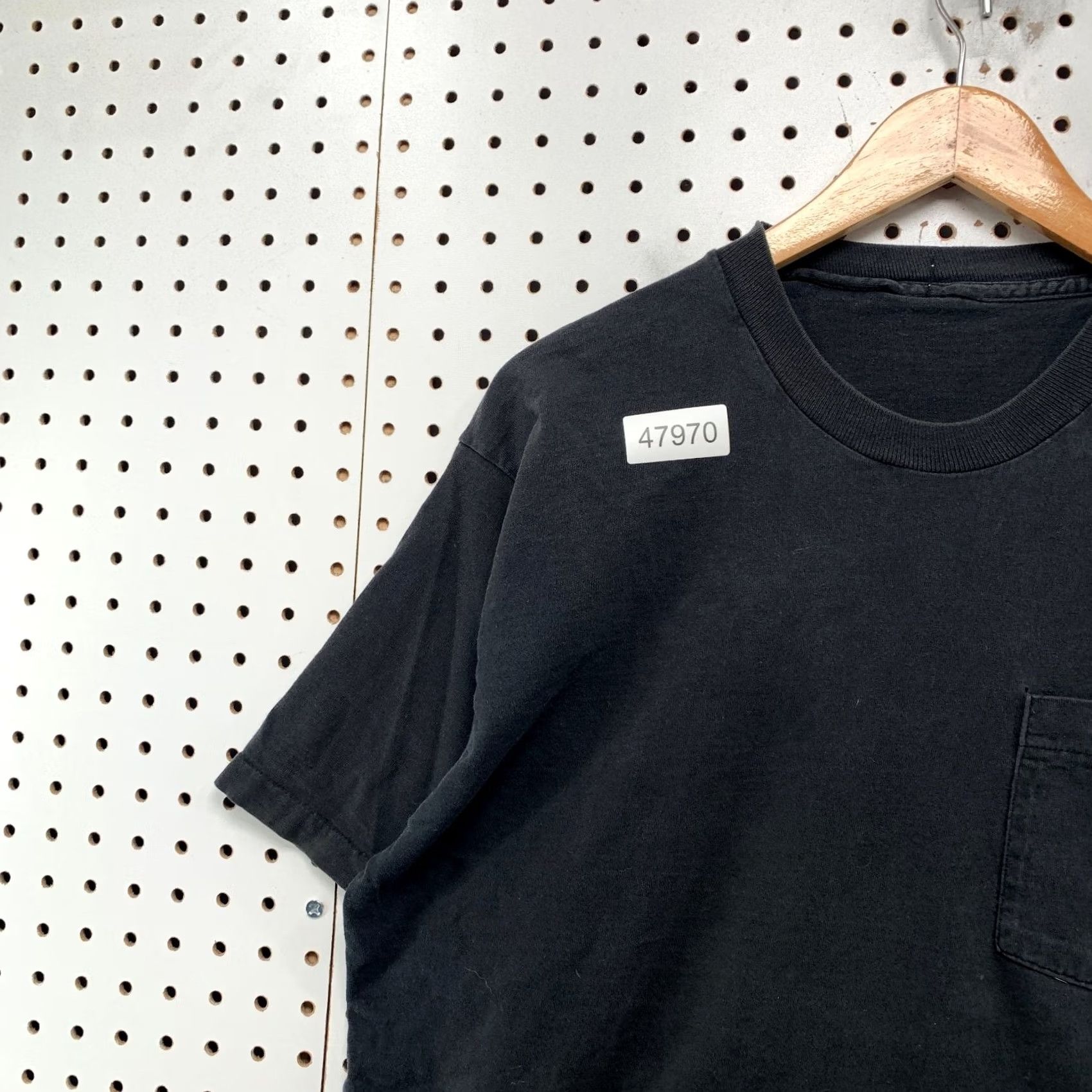 Vintage VINTAGE Black Pocket Shirt Mens XL Distressed Paint Stains Single Stitch Shirt Size US XL / EU 56 / 4 - 7 Thumbnail