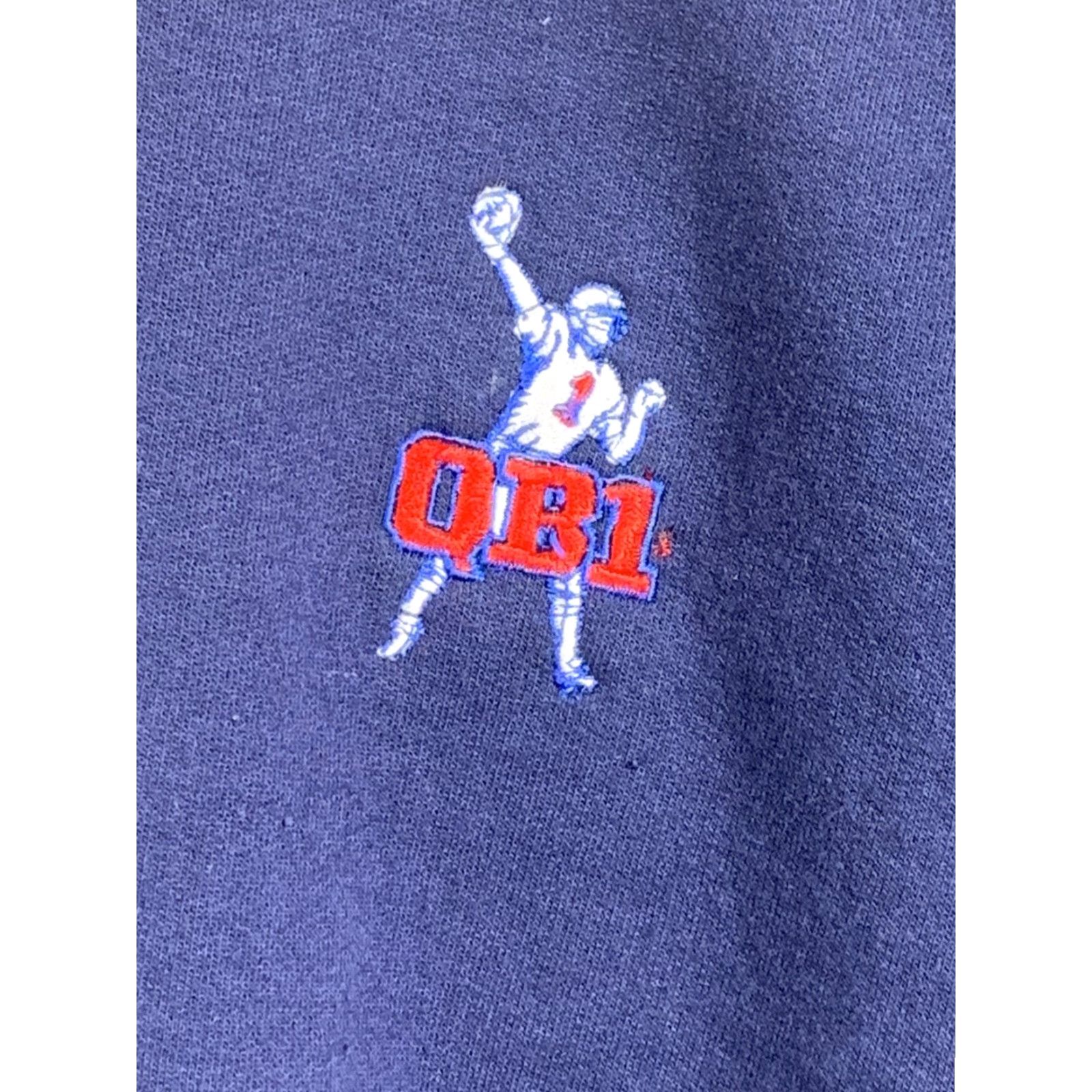 Dunlop Dunlop Football Collared Sweater Solid Blue XL Men Pullover Cotton Blend Logo Shirt/ Sweater (Sports) Size US XL / EU 56 / 4 - 2 Thumbnail