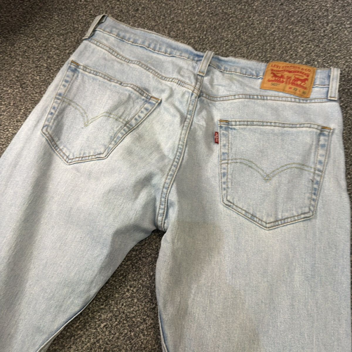 Levi's Levis 502 Blue Faded Denim 150 Anniversary Jeans W32 Size US 32 / EU 48 - 6 Thumbnail