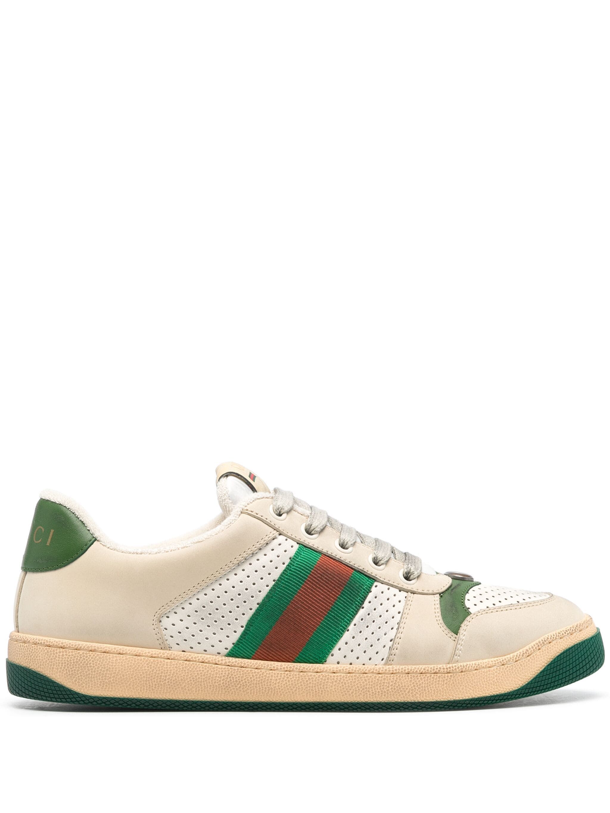 Gucci Gucci Screener Panelled Leather Sneakers BNIB Rare Size US 6.5 / EU 39-40 - 1 Thumbnail