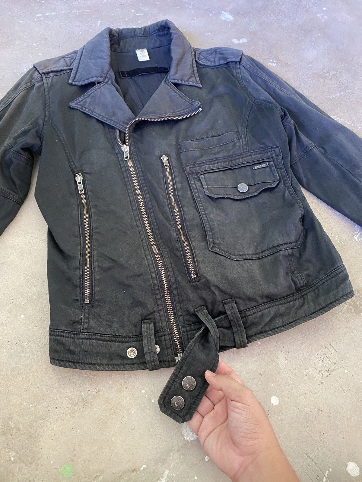 Diesel Diesel Protection Squad Faded Moto Jacket Size US S / EU 44-46 / 1 - 8 Thumbnail