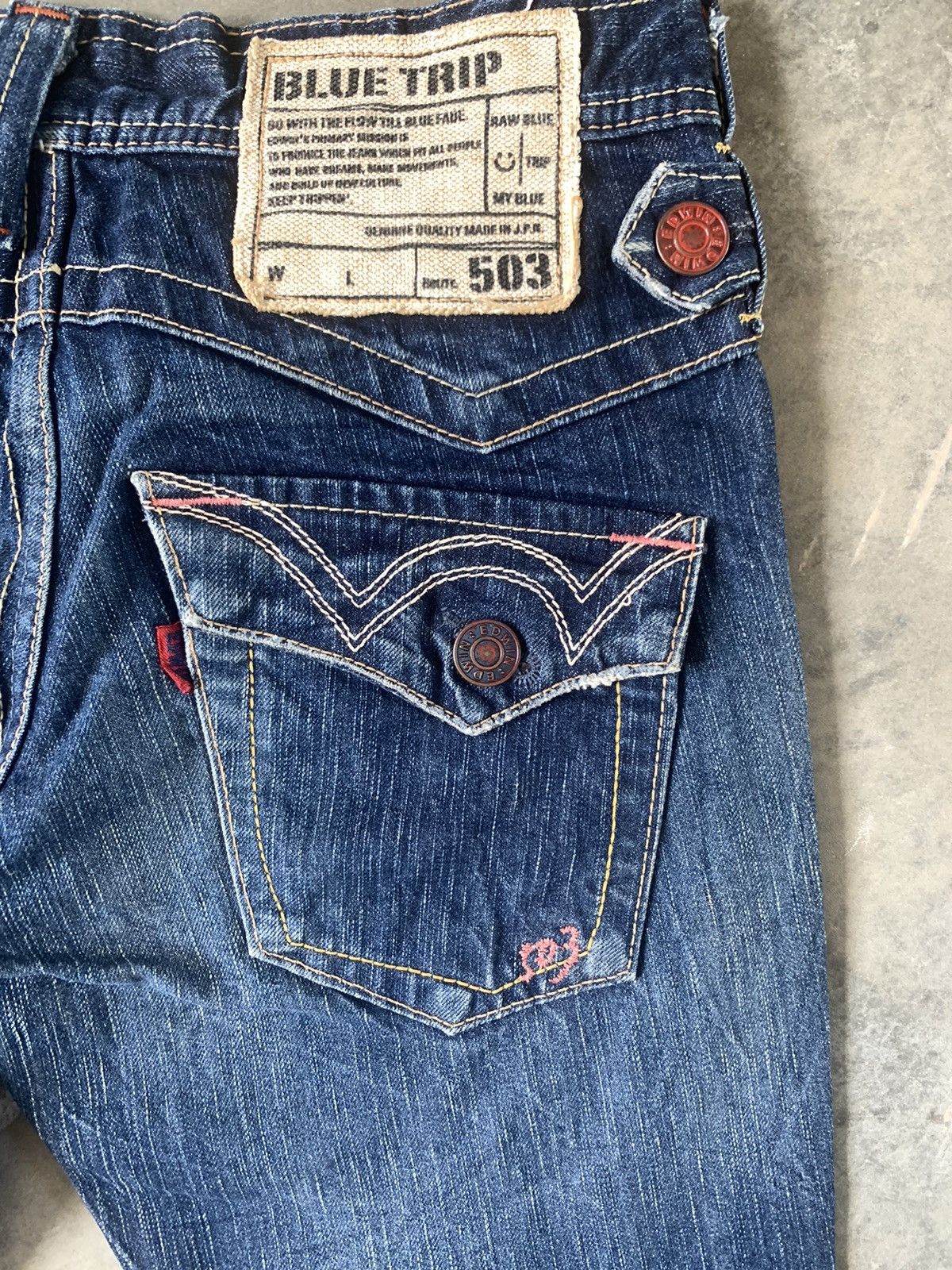 Edwin Flare jeans Japan Edwin Blue Trip Bootcut Jeans Size US 30 / EU 46 - 14 Thumbnail