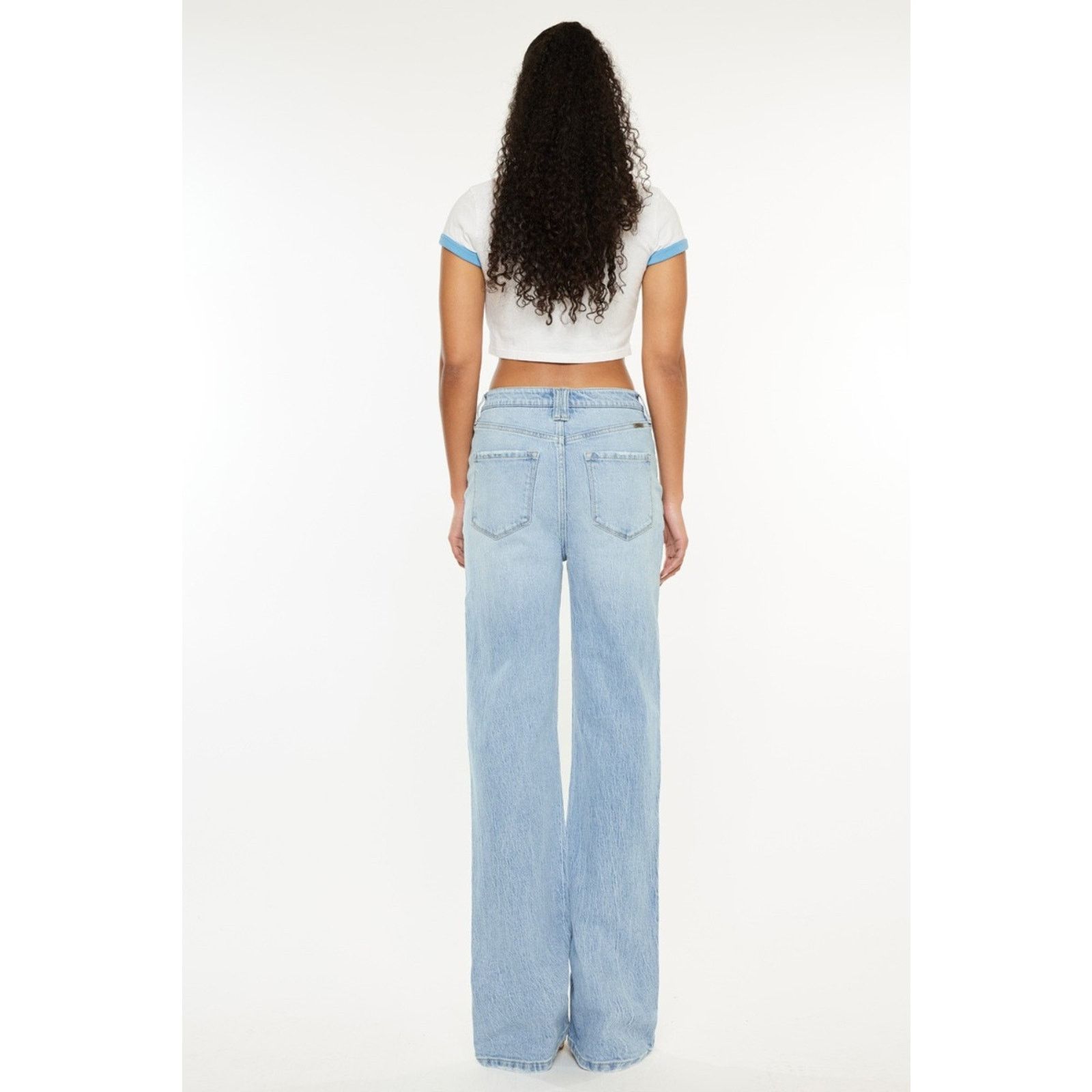 Other KanCan Distressed High Waist Straight Jeans - Size 9/28 Size 28" / US 6 / IT 42 - 4 Thumbnail
