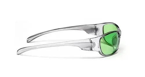 Other Green 2000s Tech Sunglasses Cyber Punk Future Y2K Look Size ONE SIZE - 2 Thumbnail