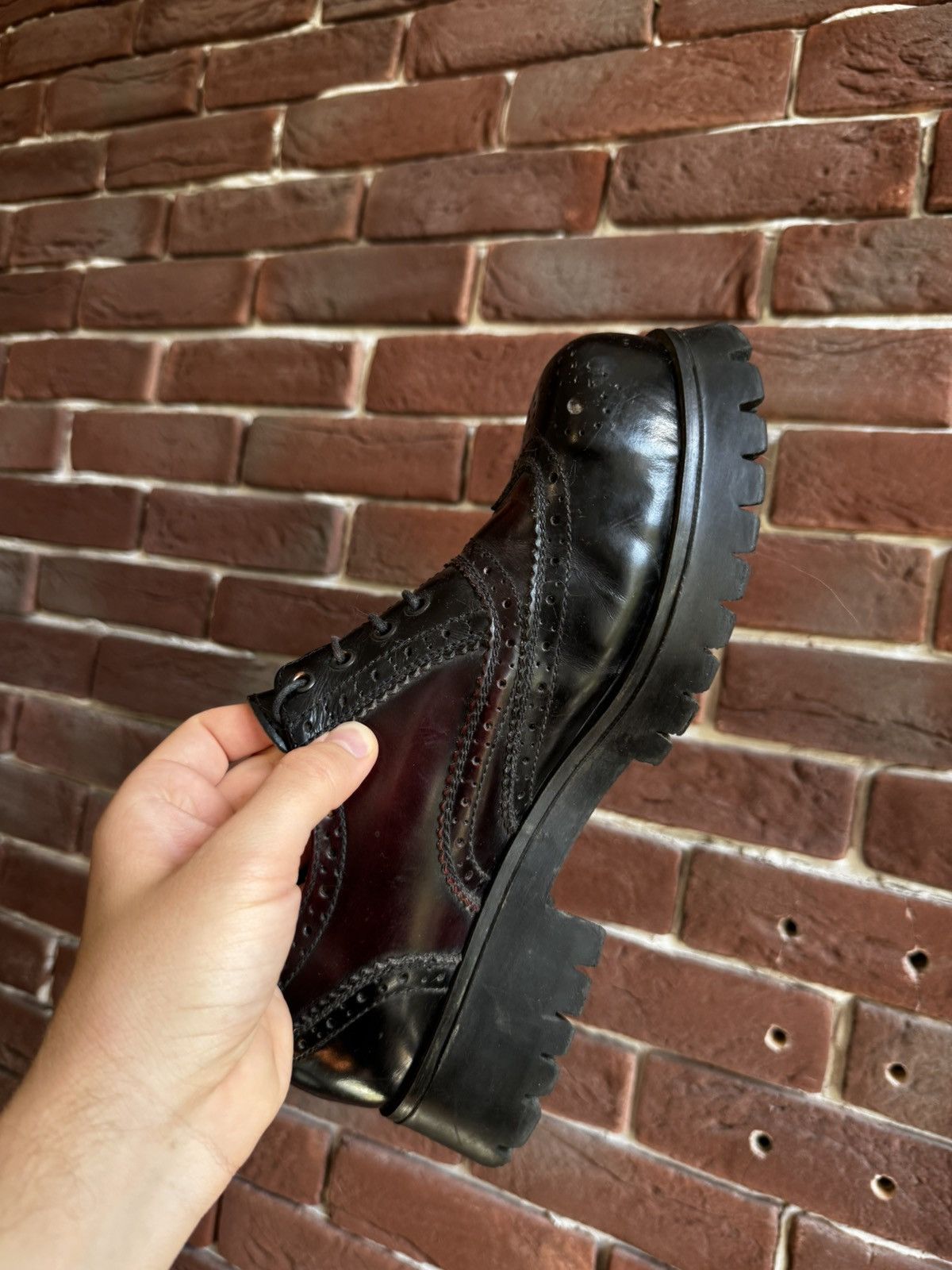 Leather Rare Vintage Ranger Avant Garde Platform Derby Leather Boots Size US 9 / EU 42 - 13 Thumbnail