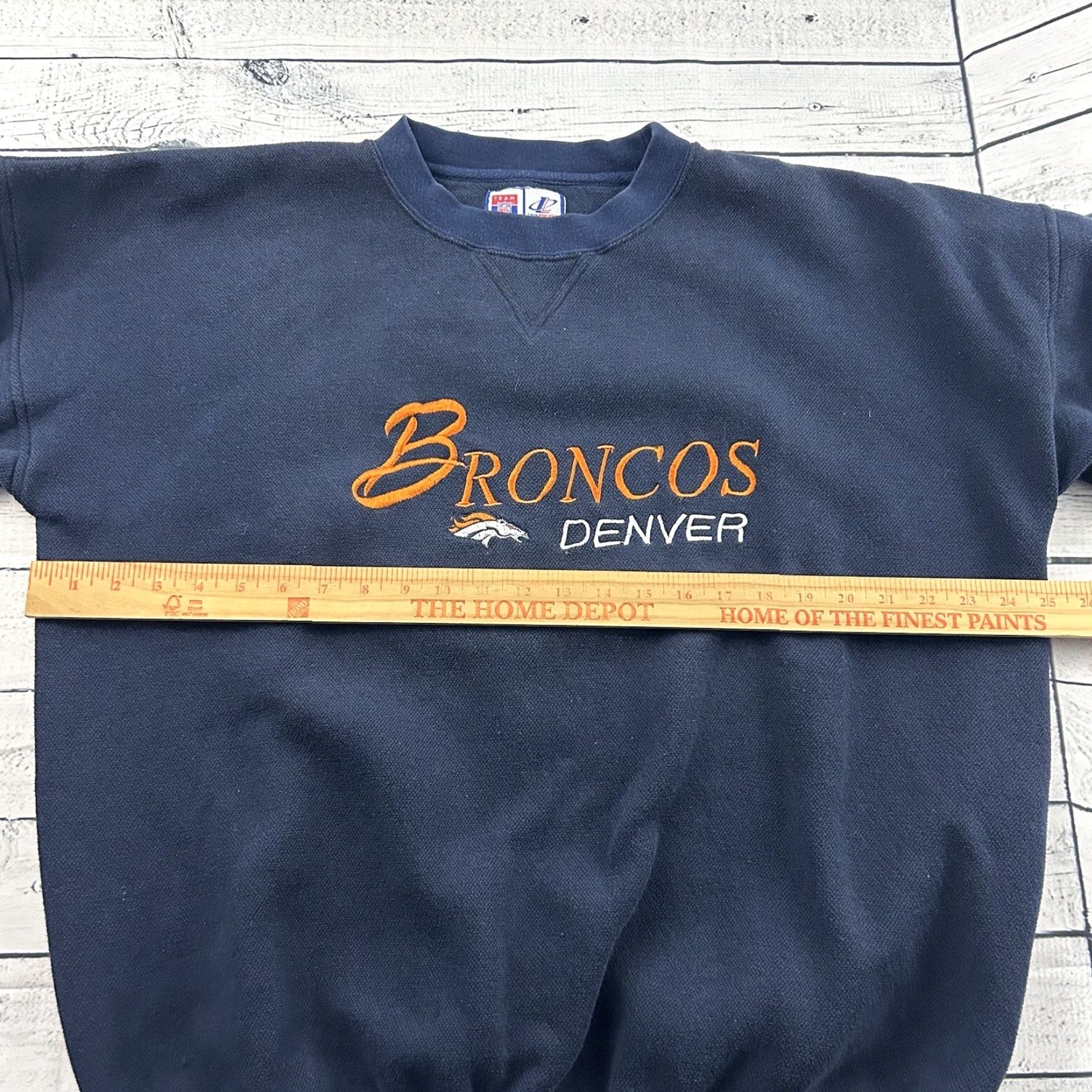 Logo Athletic VINTAGE Logo Athletic Denver Broncos Pullover Crewneck Sweatshirt Men's L Blue Size US L / EU 52-54 / 3 - 5 Thumbnail