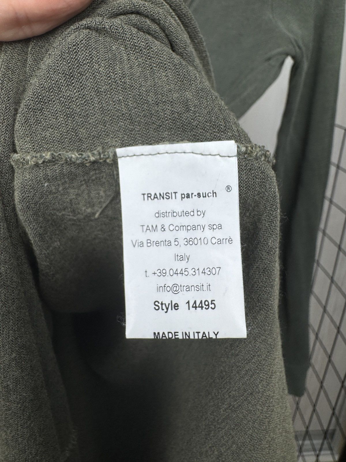 Transit Transit Par-Such round neck cotton viscose stretch ls tee Size XS / US 0-2 / IT 36-38 - 6 Thumbnail