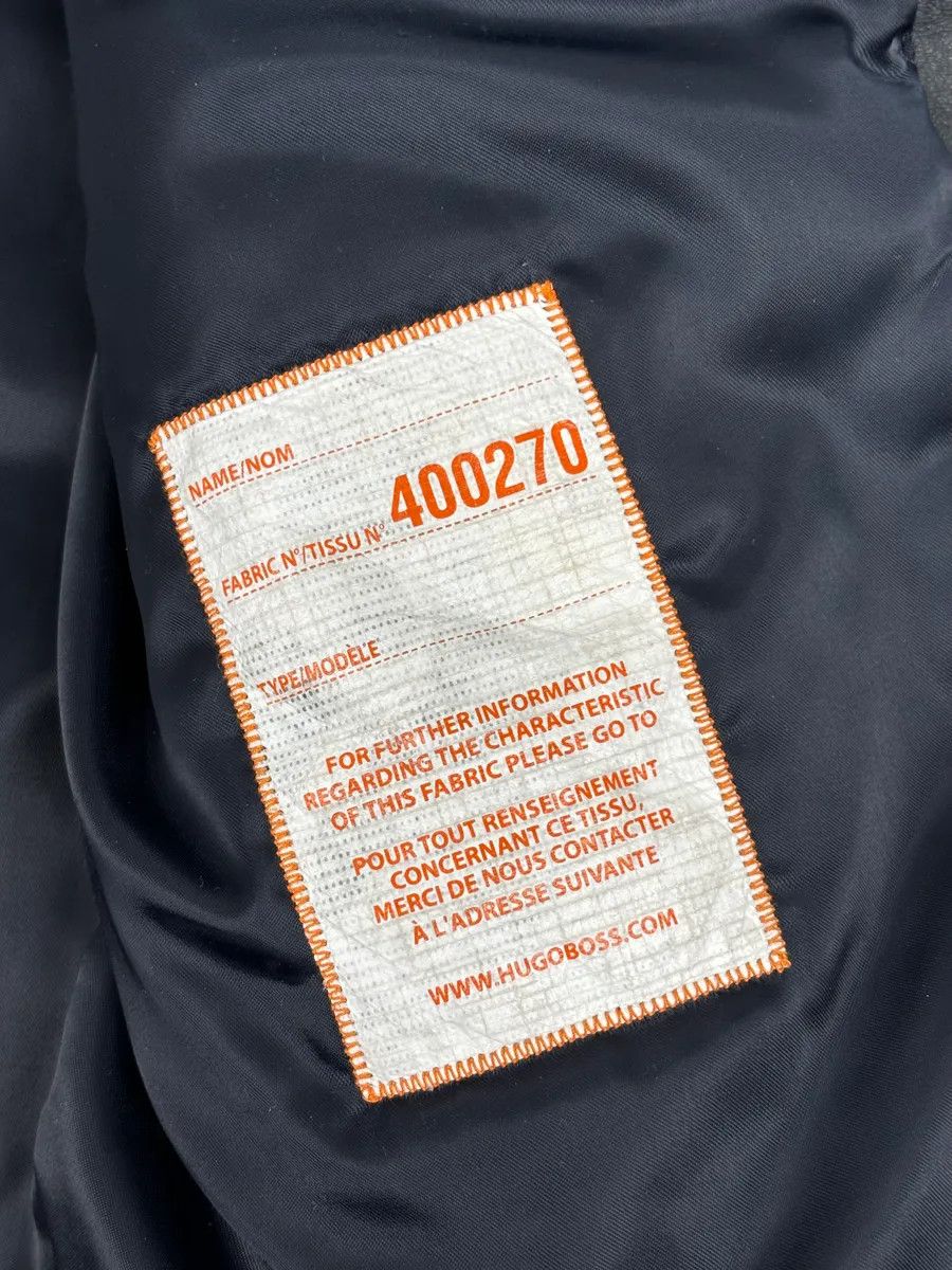 Hugo Boss Hugo Boss Plastron Relief Grey Eroded Leather Biker Jacket Size US M / EU 48-50 / 2 - 11 Thumbnail