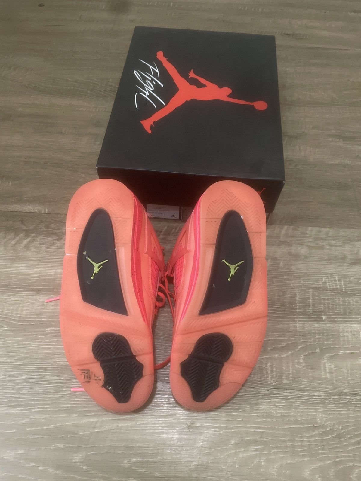 Jordan Brand × Nike Jordan Retro 4 Hot Punch Size US 8.5 / EU 41-42 - 9 Thumbnail
