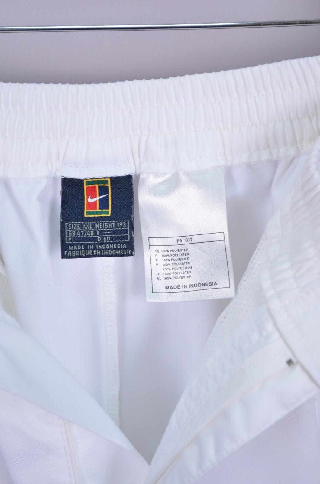 Nike Vintage Nike Court White Nylon Shorts Logo Size XXL BIG 90s Size US 40 / EU 56 - 6 Thumbnail