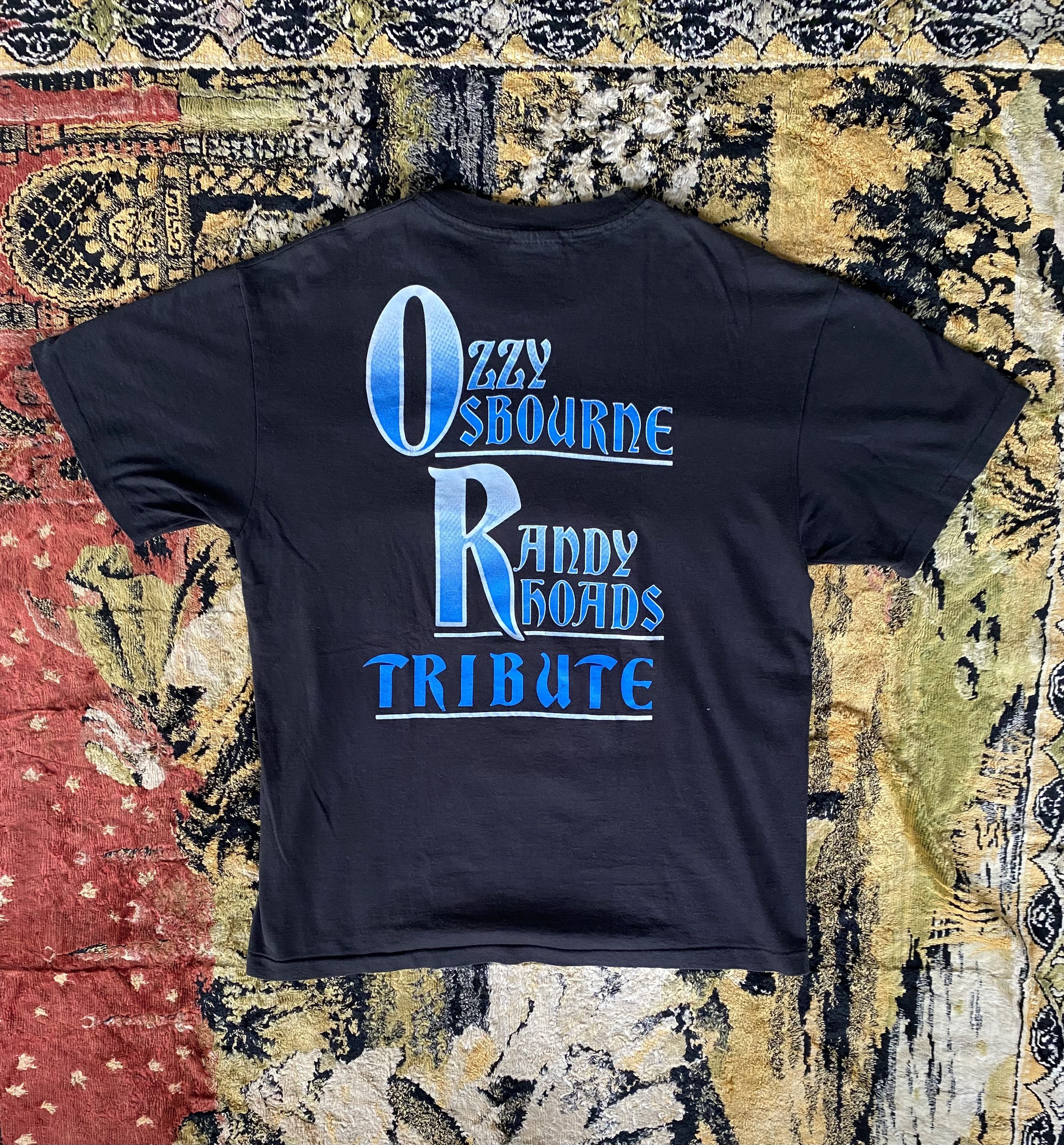 Vintage Ozzy Osbourne - Tribute to Rhandy Rhoads 80s Size US L / EU 52-54 / 3 - 5 Thumbnail