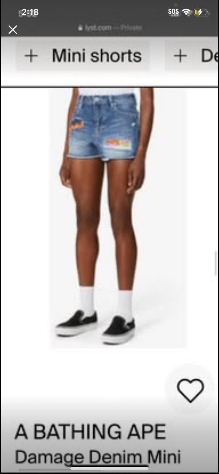 Bape Bape Jean shorts Size 27" / US 4 / IT 40 - 5 Thumbnail