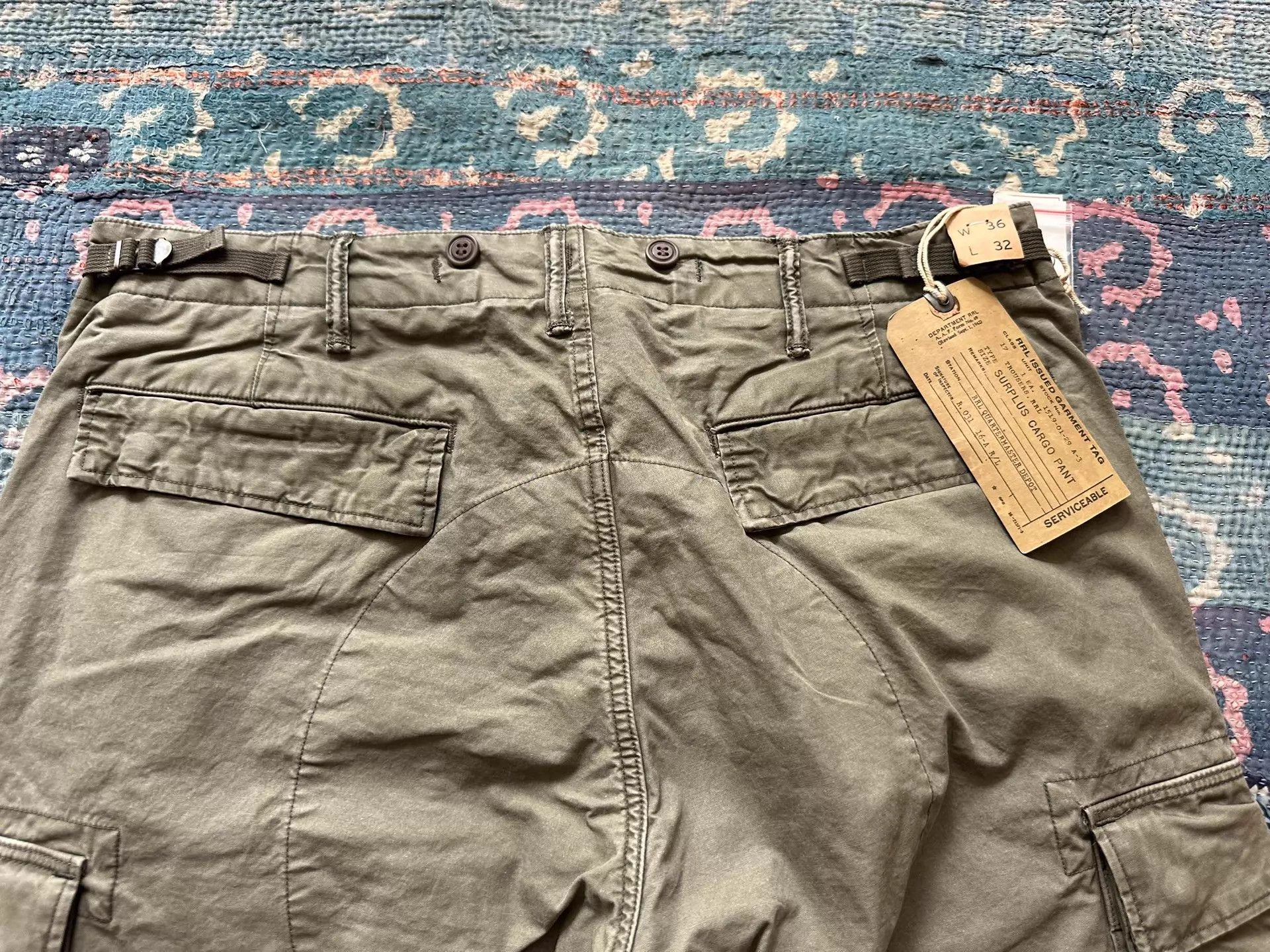 RRL Ralph Lauren RRL Cargo Pants 36x32 BNWT Size US 36 / EU 52 - 4 Thumbnail
