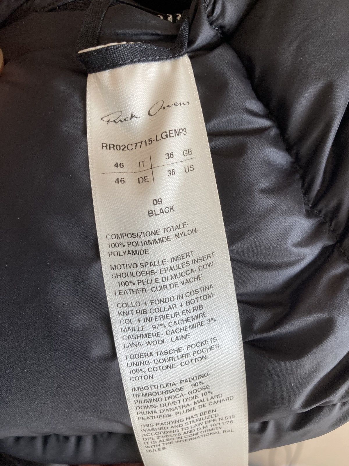 Rick Owens NEVER WORN / Rick Owens Jumbo Flight Vest Size US S / EU 44-46 / 1 - 8 Thumbnail
