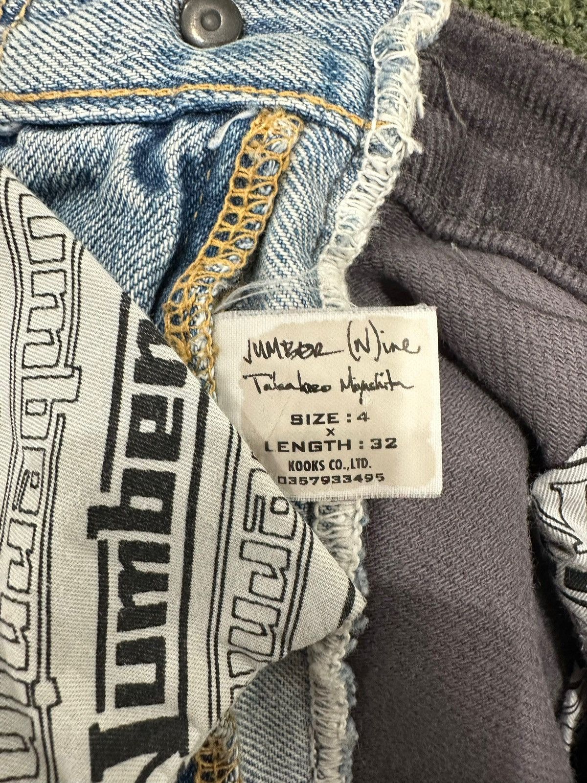 Number (N)ine Number Nine split corduroy studded painters Size US 34 / EU 50 - 3 Thumbnail