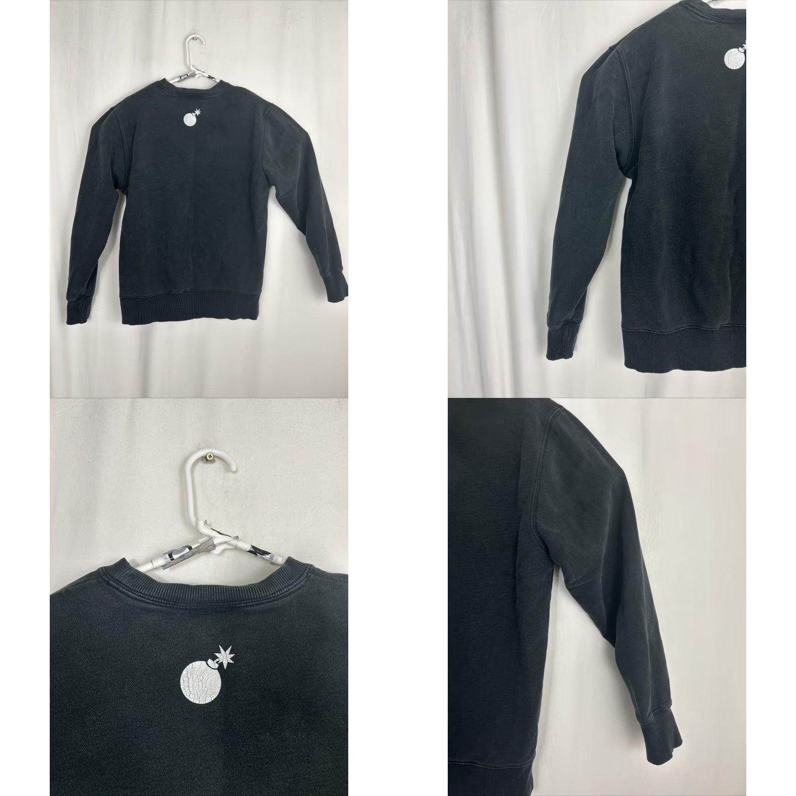 The Hundreds The Hundreds Mens Medium Black Pullover Crewneck Sweater Nautical Graphic Size US M / EU 48-50 / 2 - 8 Thumbnail