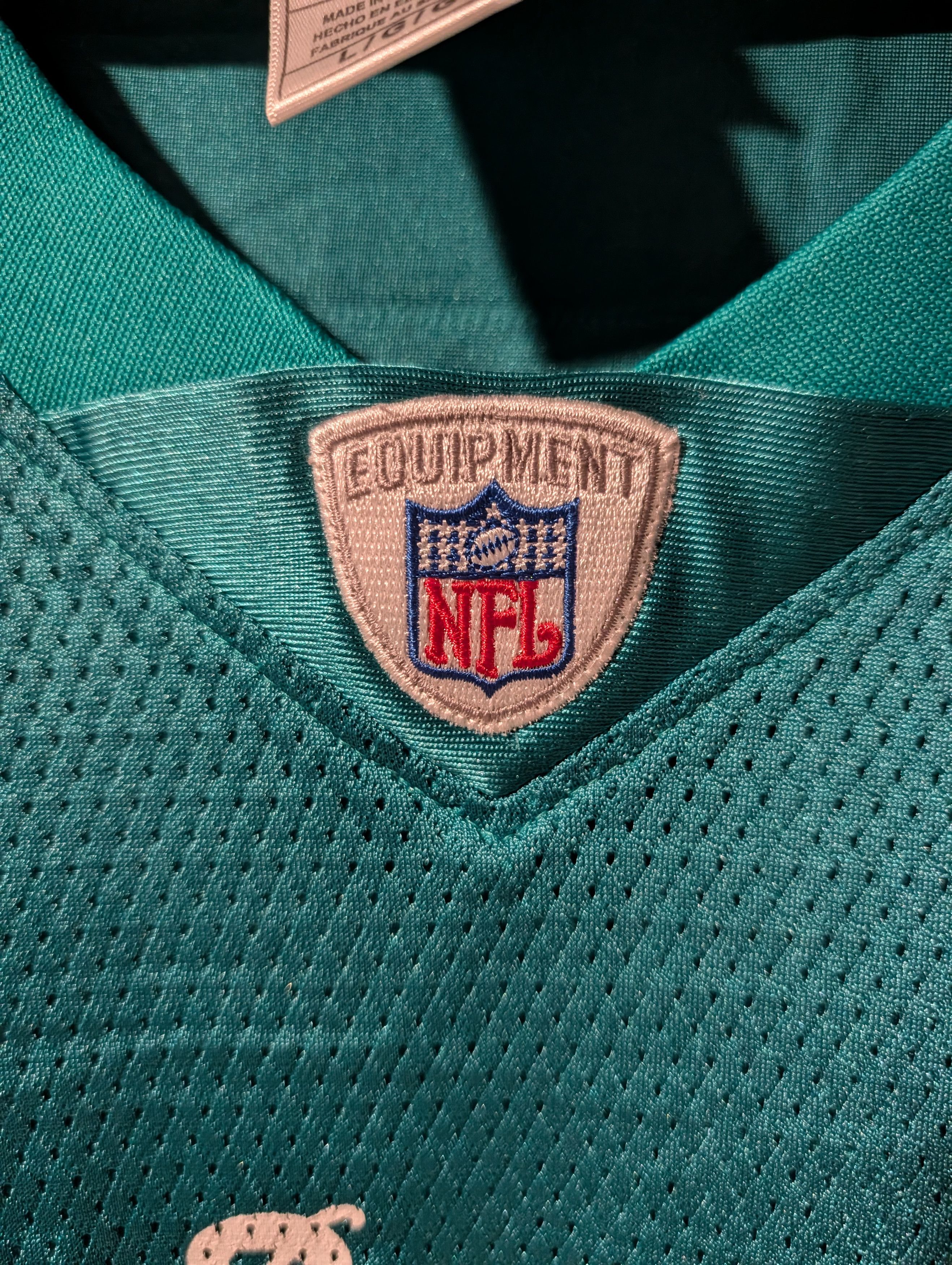 NFL Reebok NFL Equipment Chad Pennington Miami Dolphins Jersey Size US L / EU 52-54 / 3 - 7 Thumbnail