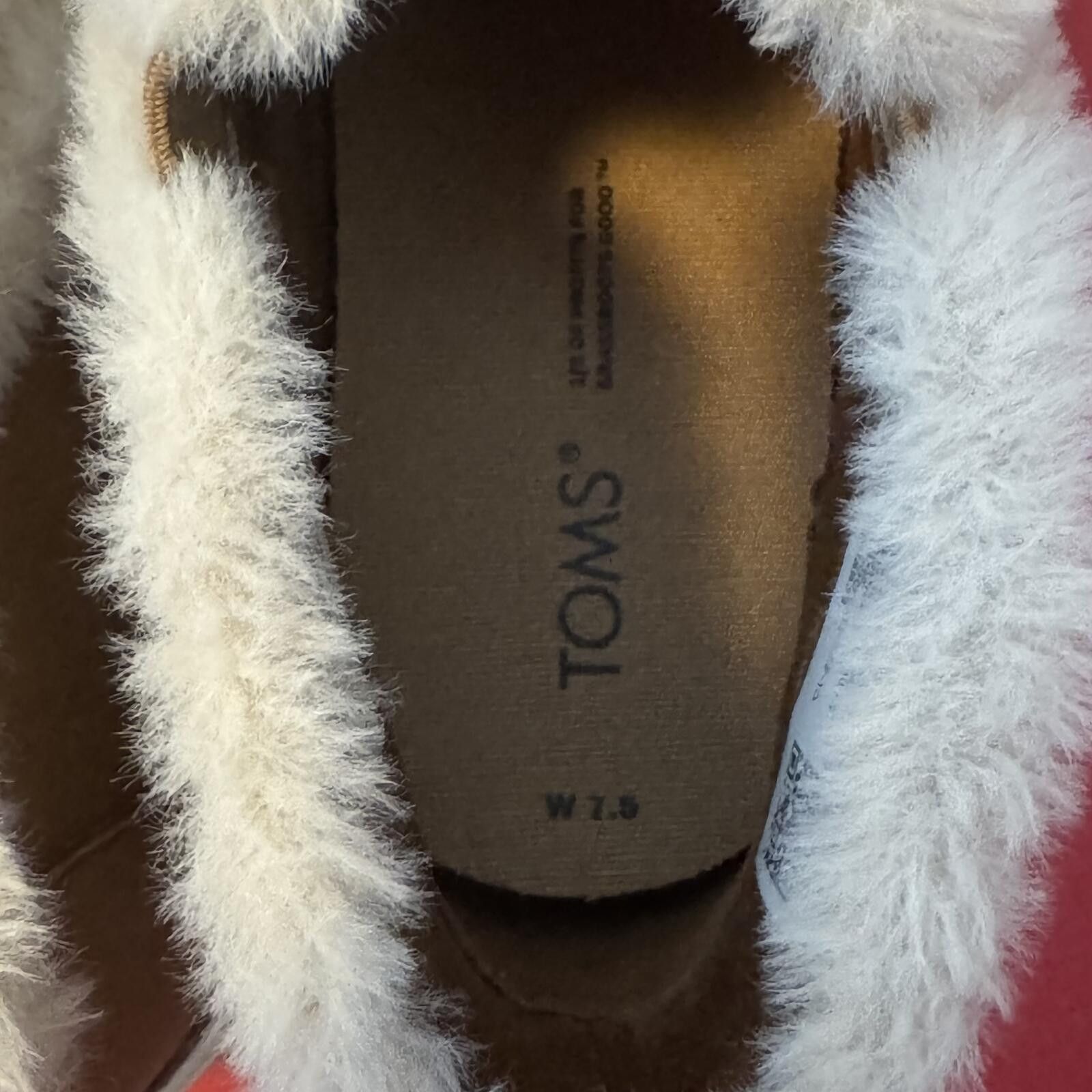 Toms TOMS Bryce Women's Brown Faux Fur Size 7.5 Size US 7.5 / IT 37.5 - 3 Thumbnail