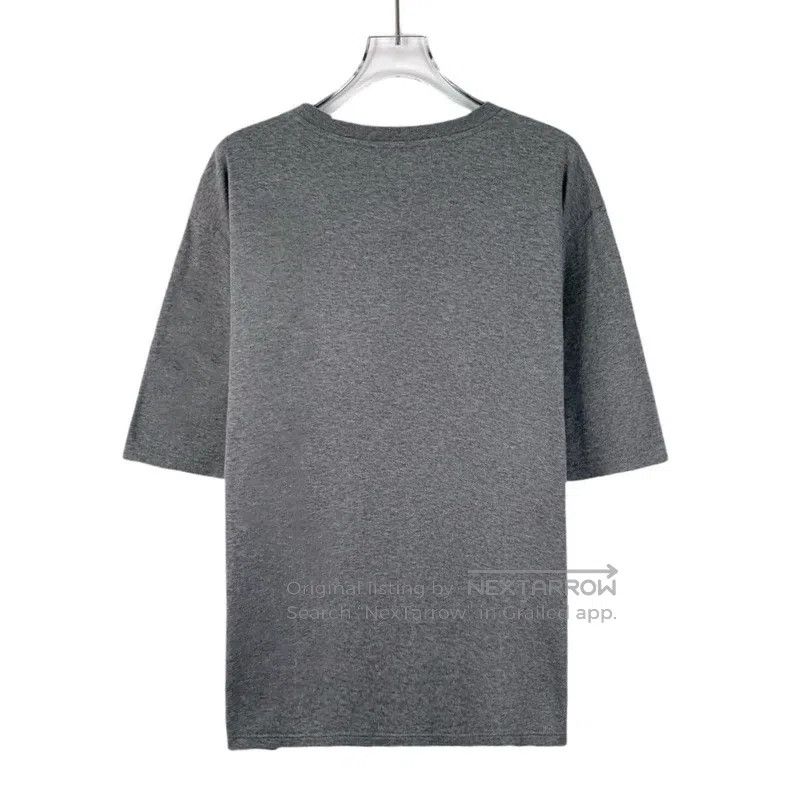 Other Hermes Grey leather embroidery cotton round-neck short-sle Size US M / EU 48-50 / 2 - 2 Thumbnail