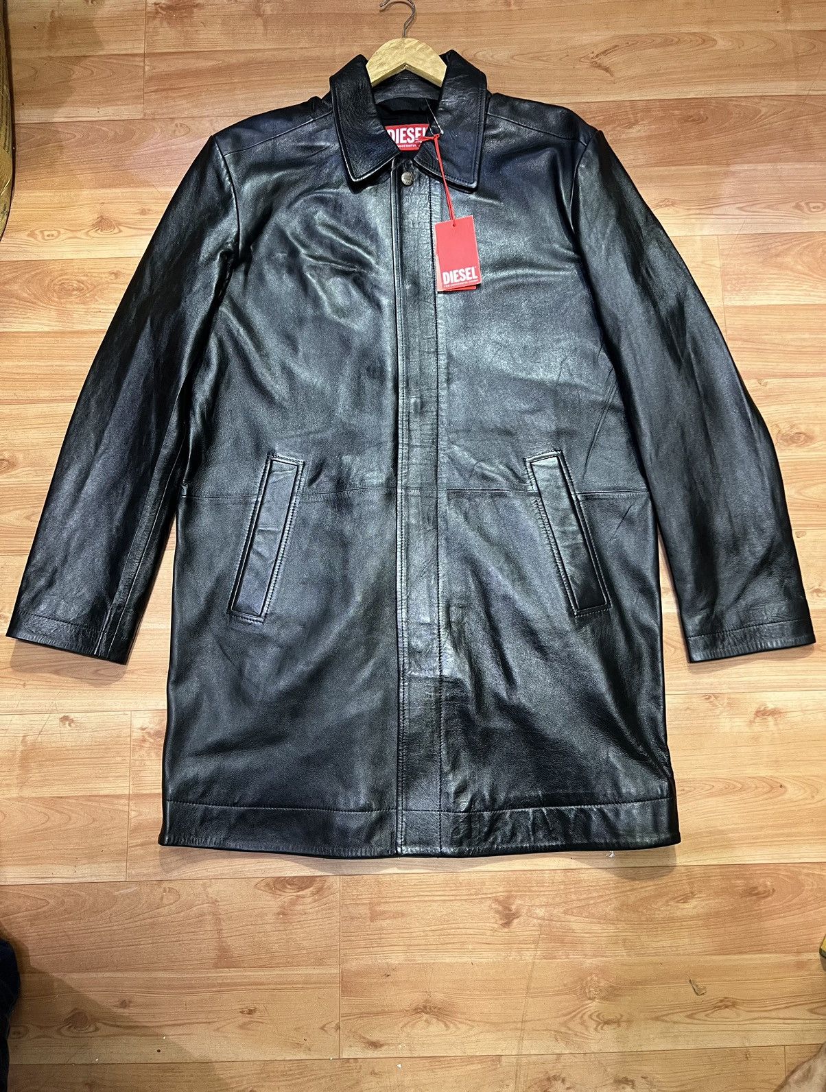 Diesel Diesel L-CORDIER Coated leather Coat Size US M / EU 48-50 / 2 - 5 Thumbnail