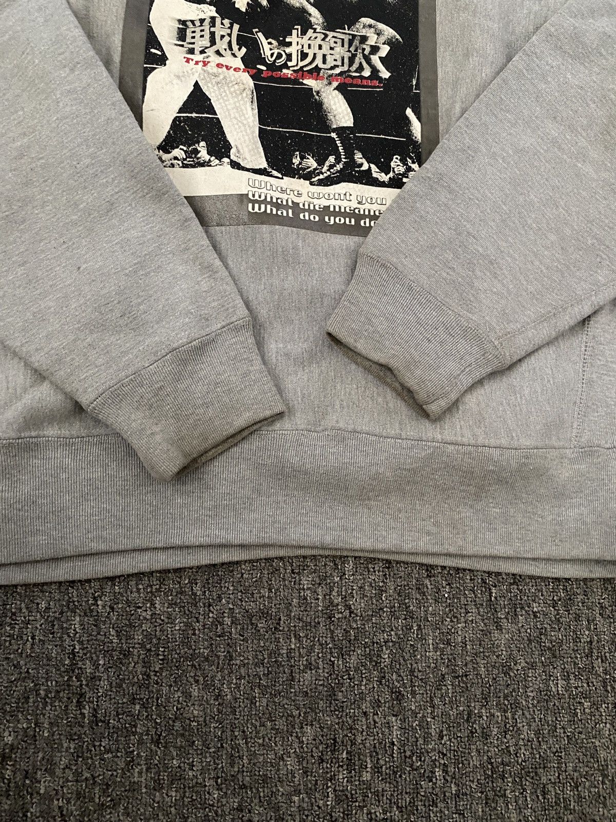 Japanese Brand vintage skate rock fuck you heroes crewneck Size US L / EU 52-54 / 3 - 6 Thumbnail
