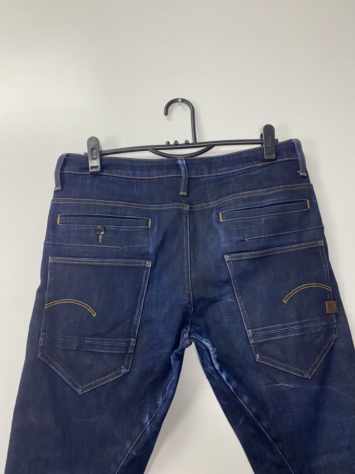 G-Star G-Star Raw Dark Blue Jeans Size US 34 / EU 50 - 11 Thumbnail