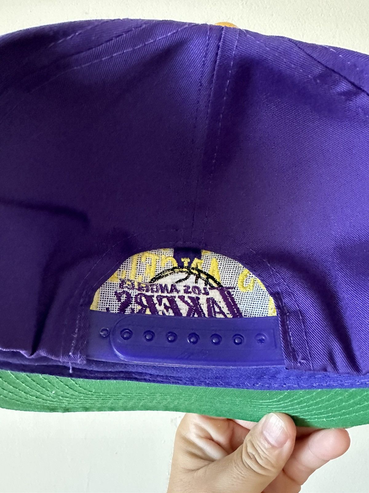 NBA × Vintage (Rare) LA Lakers Snapback Hat Vintage 90s Size ONE SIZE - 5 Thumbnail