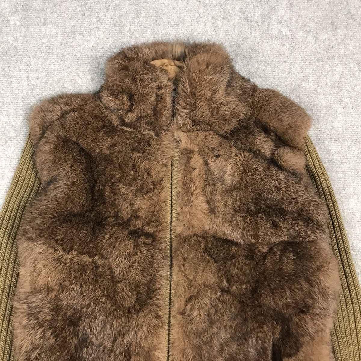 Designer × Japanese Brand Fur Winter cropped design knitwear long sleeve jacket Size US XS / EU 42 / 0 - 2 Thumbnail