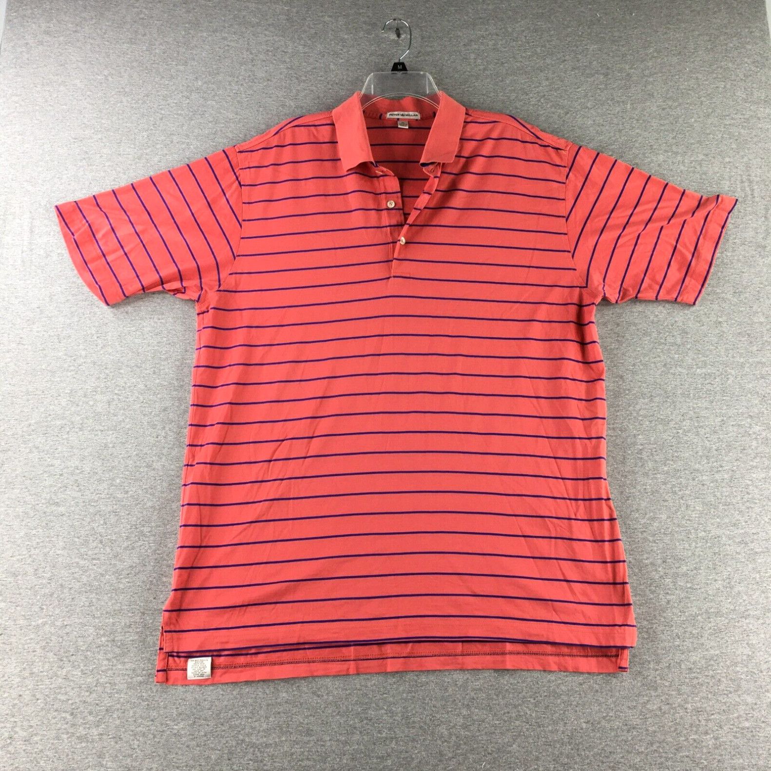 Peter Millar Peter Millar Polo Shirt Mens Extra Large Red Blue Adult ...