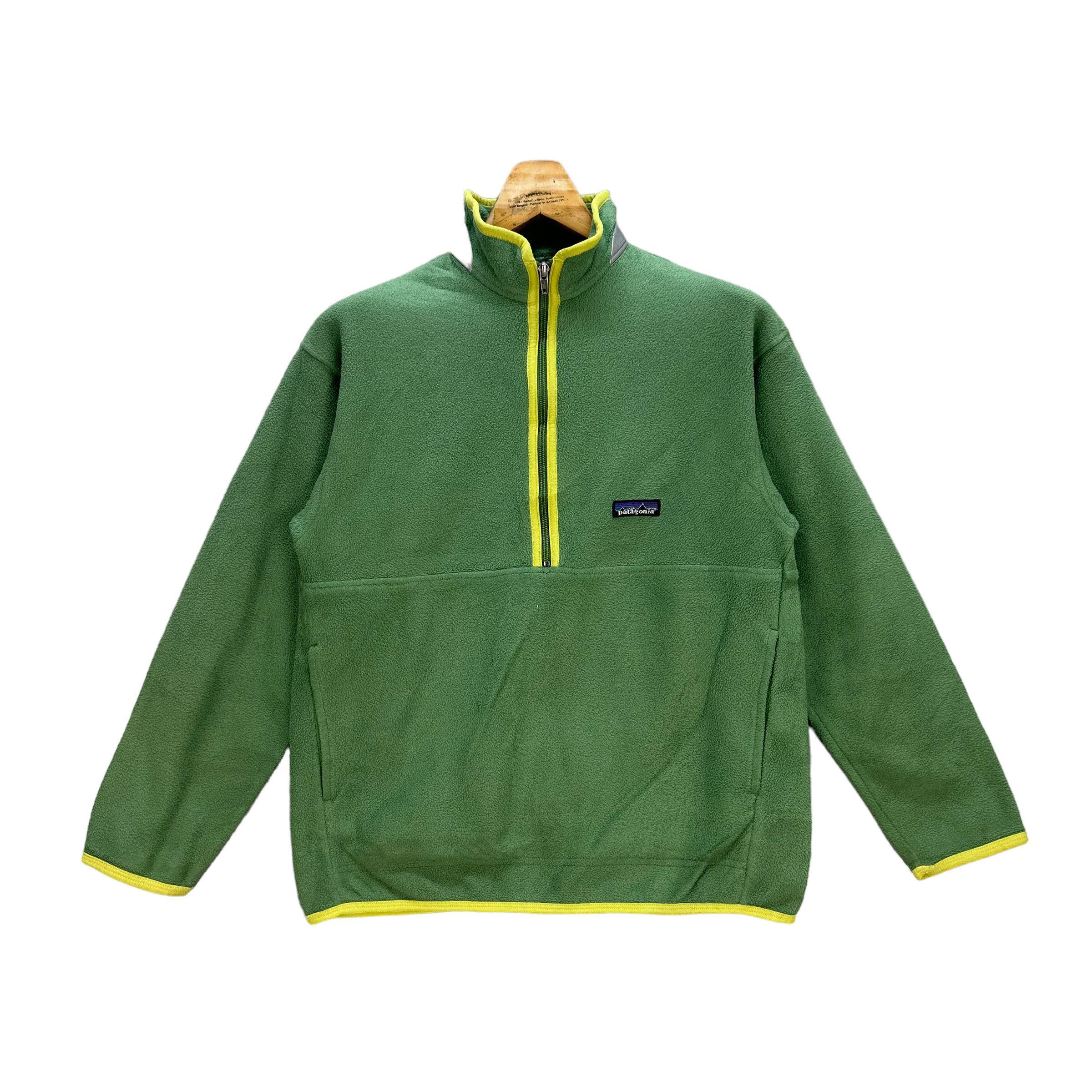 Patagonia PATAGONIA SYNCHILLA HALF ZIP GREEN FLEECE PULLOVER #8427-008 Size US XL / EU 56 / 4 - 1 Thumbnail