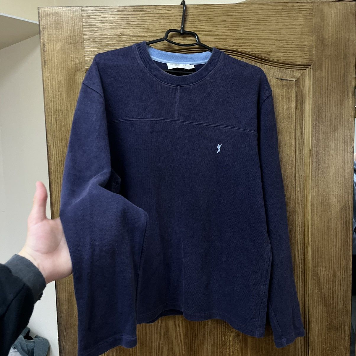 Yves Saint Laurent Vintage Yves Saint Laurent YSL Sweatshirt Size US L / EU 52-54 / 3 - 2 Thumbnail