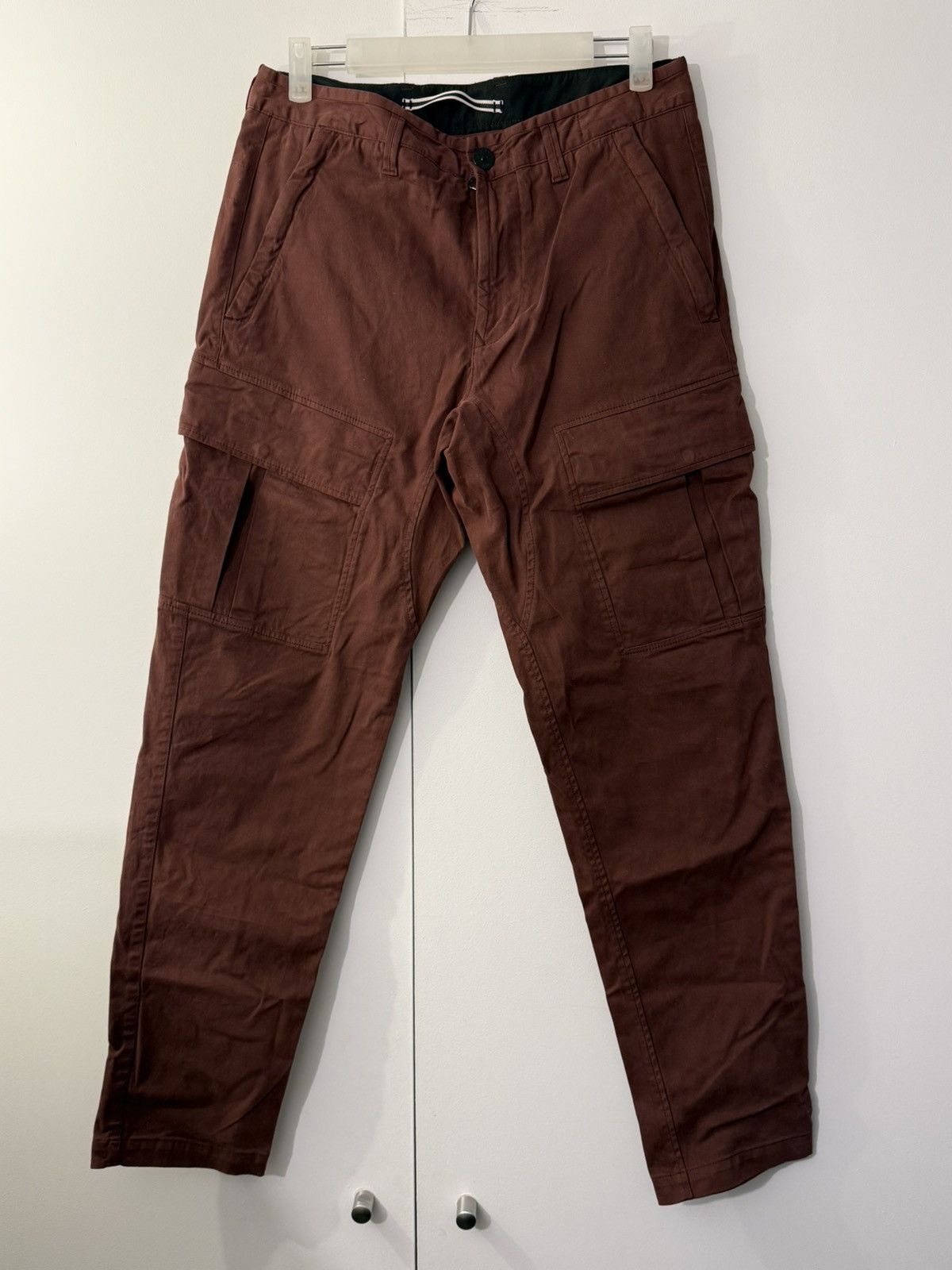 Stone Island Stone Island 711530210 Cargo Pants RE-T - Dark Brown - W30 Size US 30 / EU 46 - 1 Thumbnail