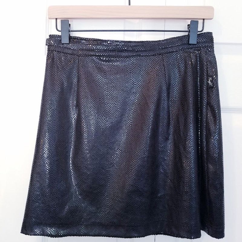 Gianfranco Ferre vintage Y2K mini skirt faux snake skin wrap skirt IT 44 Size 32" / US 10 / IT 46 - 3 Thumbnail