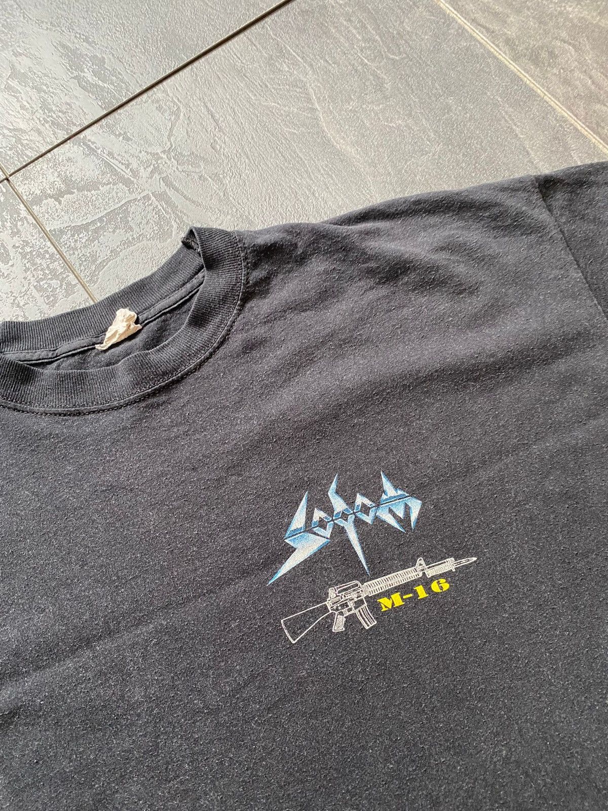 Vintage 2001 Rare Sodom M-16 band tee Size US L / EU 52-54 / 3 - 5 Thumbnail