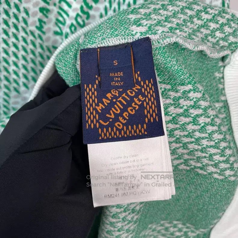 Louis Vuitton Louis Vuitton White and green checkerboard crewneck sweats Size US S / EU 44-46 / 1 - 7 Thumbnail