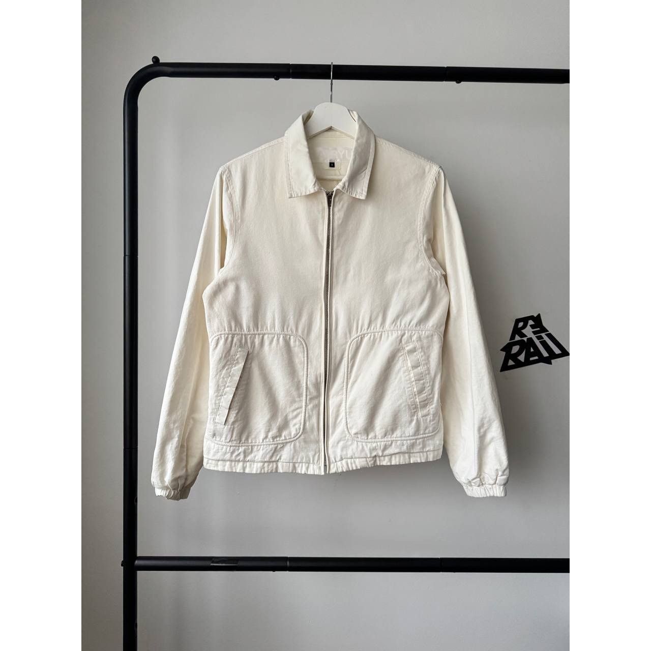 Comme des Garcons Ganryu Comme des Garcons Beige Cotton Zip Jacket Size US M / EU 48-50 / 2 - 1 Thumbnail