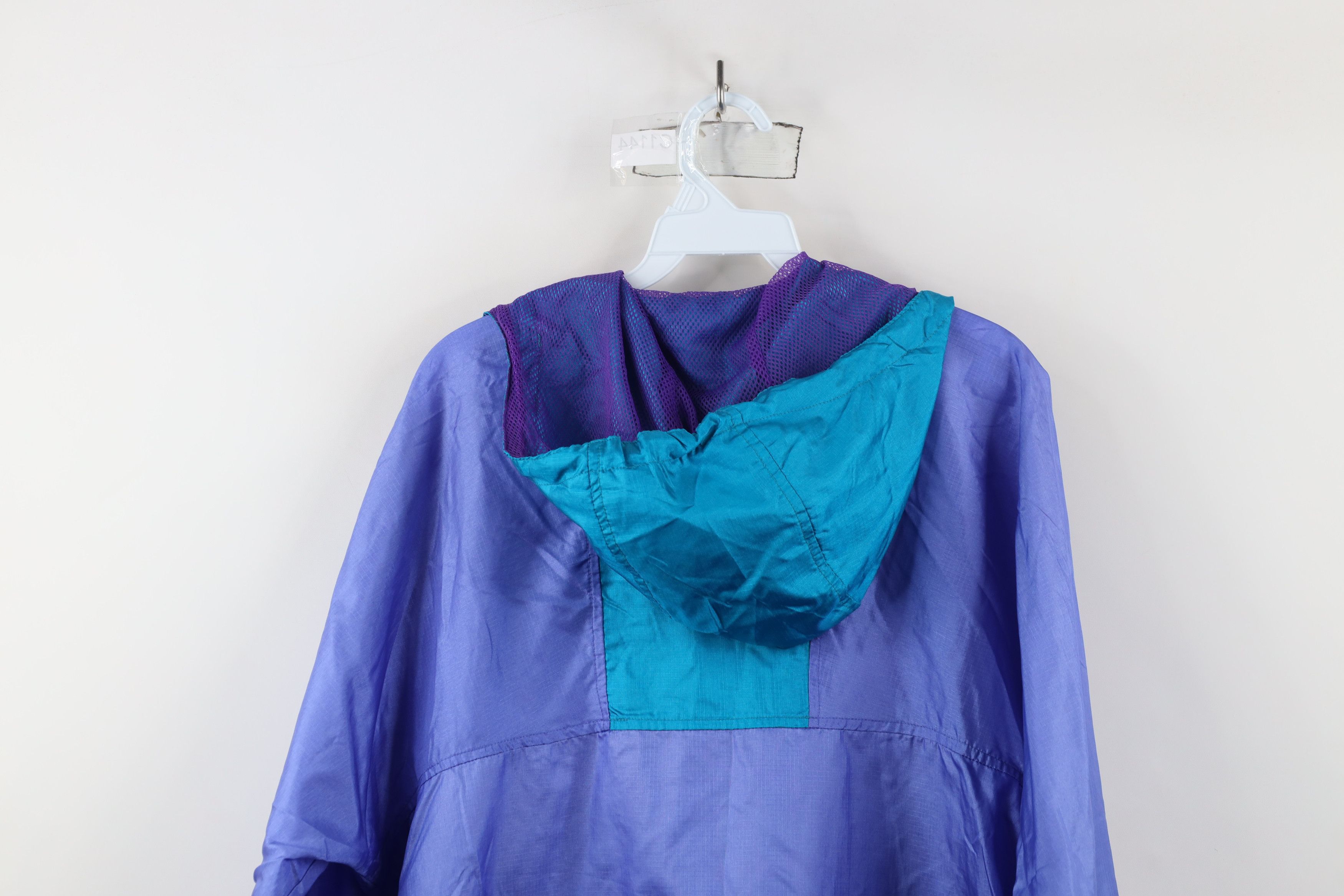 Columbia × Vintage Vintage 90s Columbia Spell Hooded Anorak Windbreaker Jacket Size M / US 6-8 / IT 42-44 - 13 Thumbnail