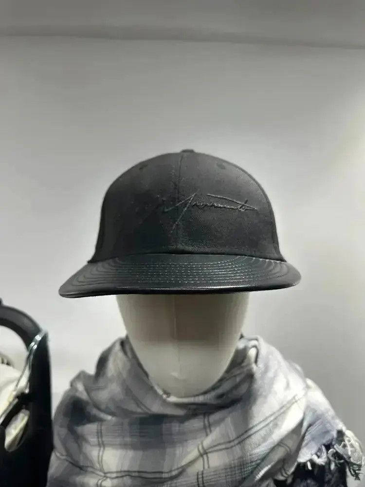 Yohji Yamamoto Sz 7.1/4 Leather Joint Logo Baseball Hat-2505 Size ONE SIZE - 1 Thumbnail